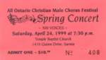 Annual concert ticket